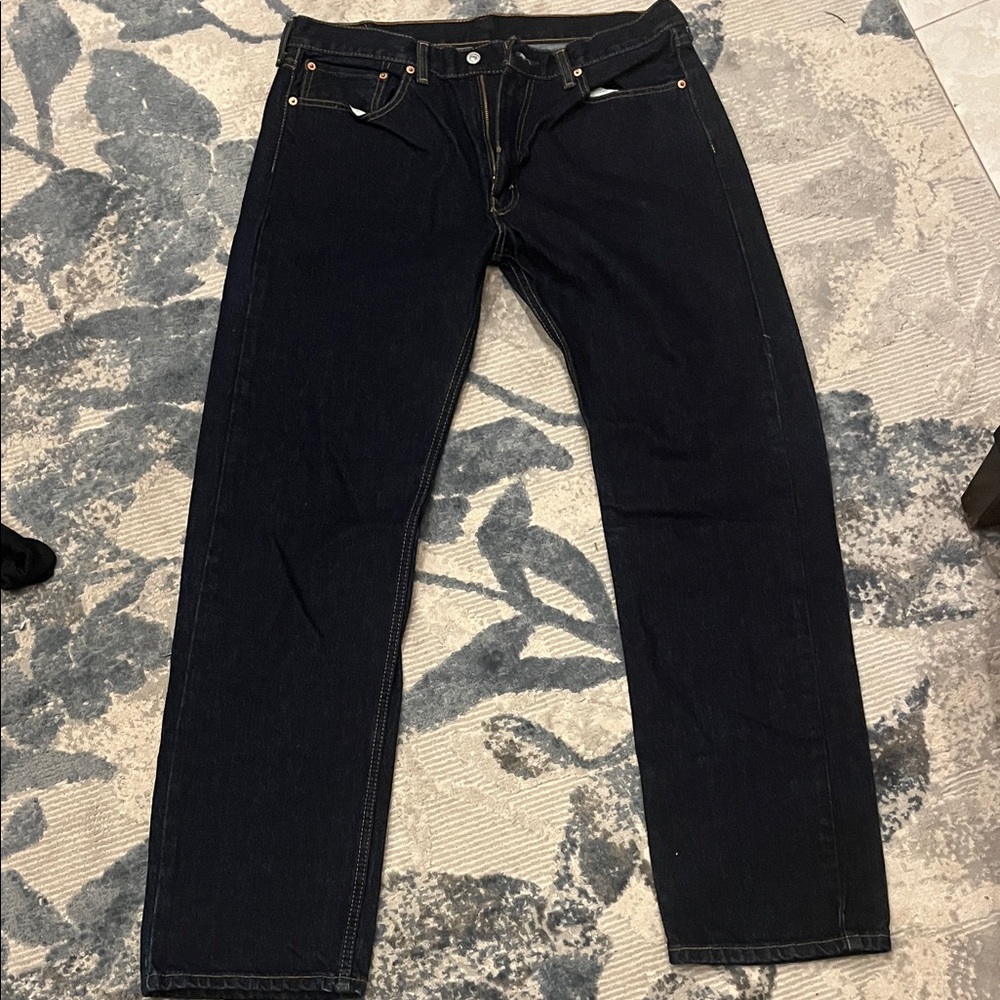 Levi's Men's Dark Blue Straight Jeans